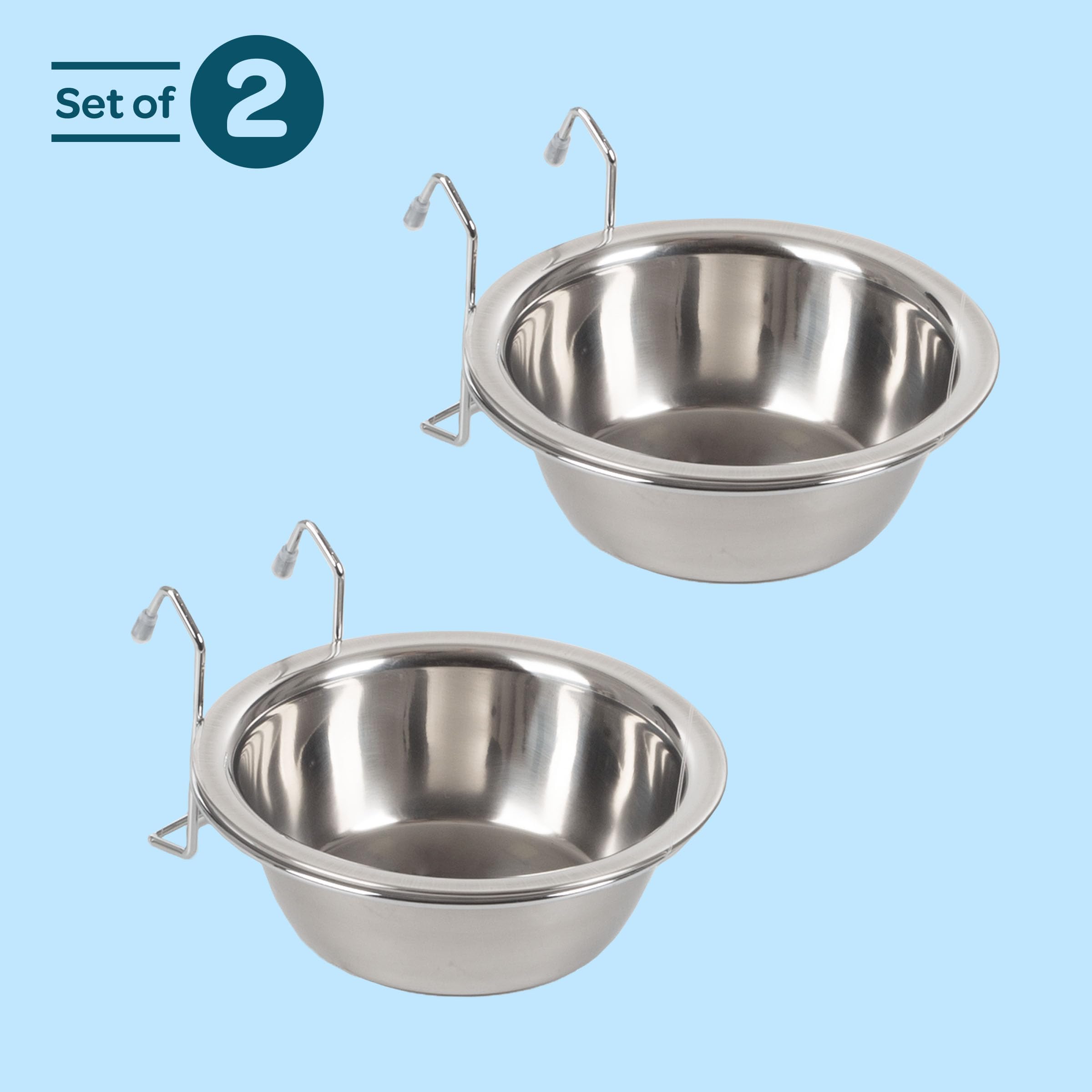 PETMAKER elevated feeding design keeps bowls off the floor to ease neck strain.