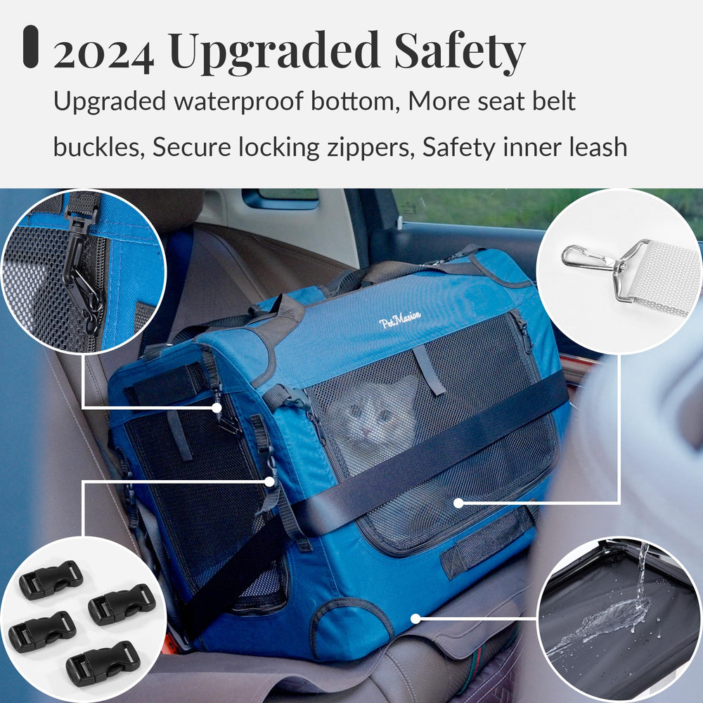 PetMasion waterproof bottom liner protecting car seats on trips