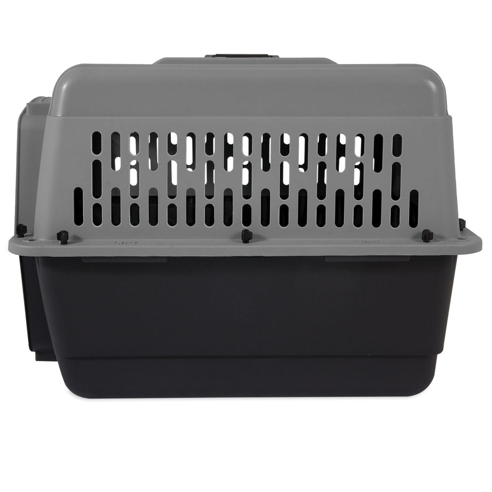 Petmate Aspen Pet Kennel with three-sided ventilation for airflow.