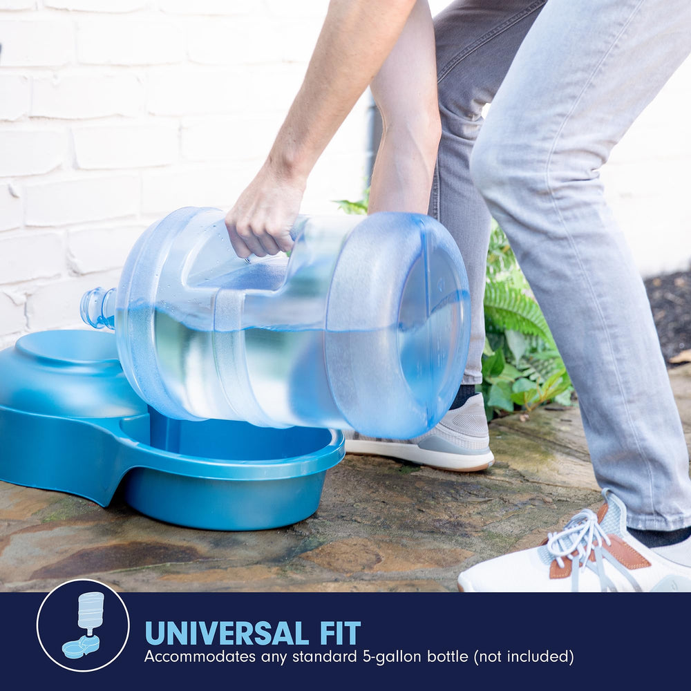 Universal-fit design with standard five-gallon bottle compatibility.