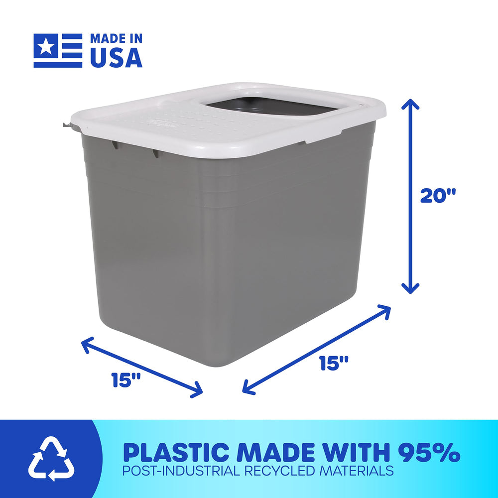 Petmate made in USA with sustainable materials and durable design.