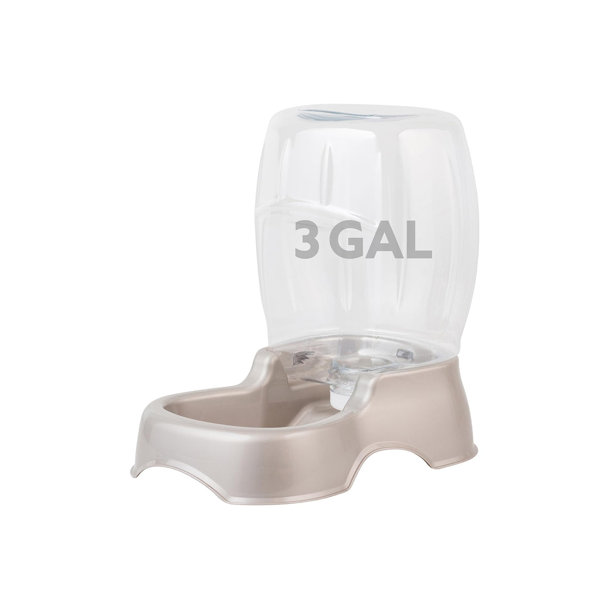 Petmate Pet Cafe water dispenser front view; 3-gallon hydration station for pets