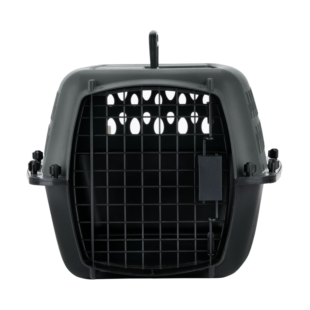 Petmate Pet Porter 23-inch front view shows sturdy crate for small dogs and travel use