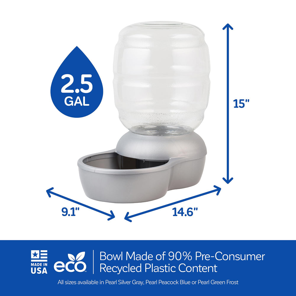 Petmate Replendish gravity-dispense action supports continuous access to water