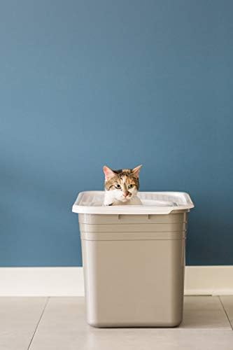 Petmate scoop hook keeps litter tool handy and organized.