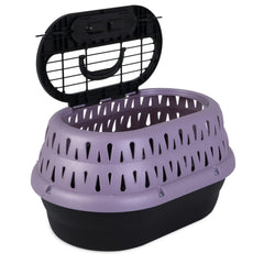 Petmate Top Load Cat Kennel interior space allows comfortable standing and turning.