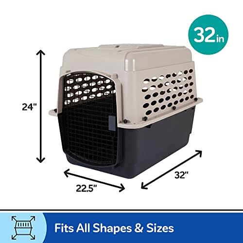 Petmate Vari Dog Kennel four-sided ventilation for air travel.