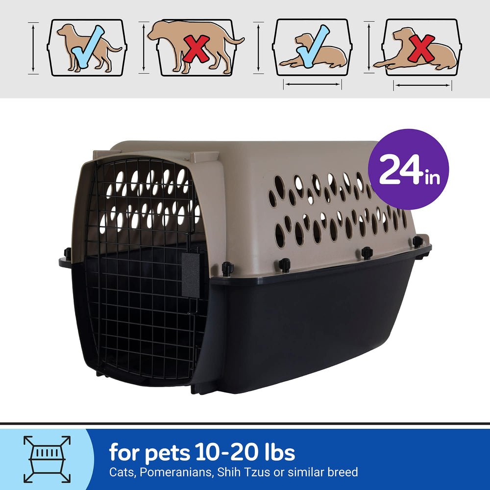 Petmate Vari Dog Kennel four-sided ventilation for steady airflow