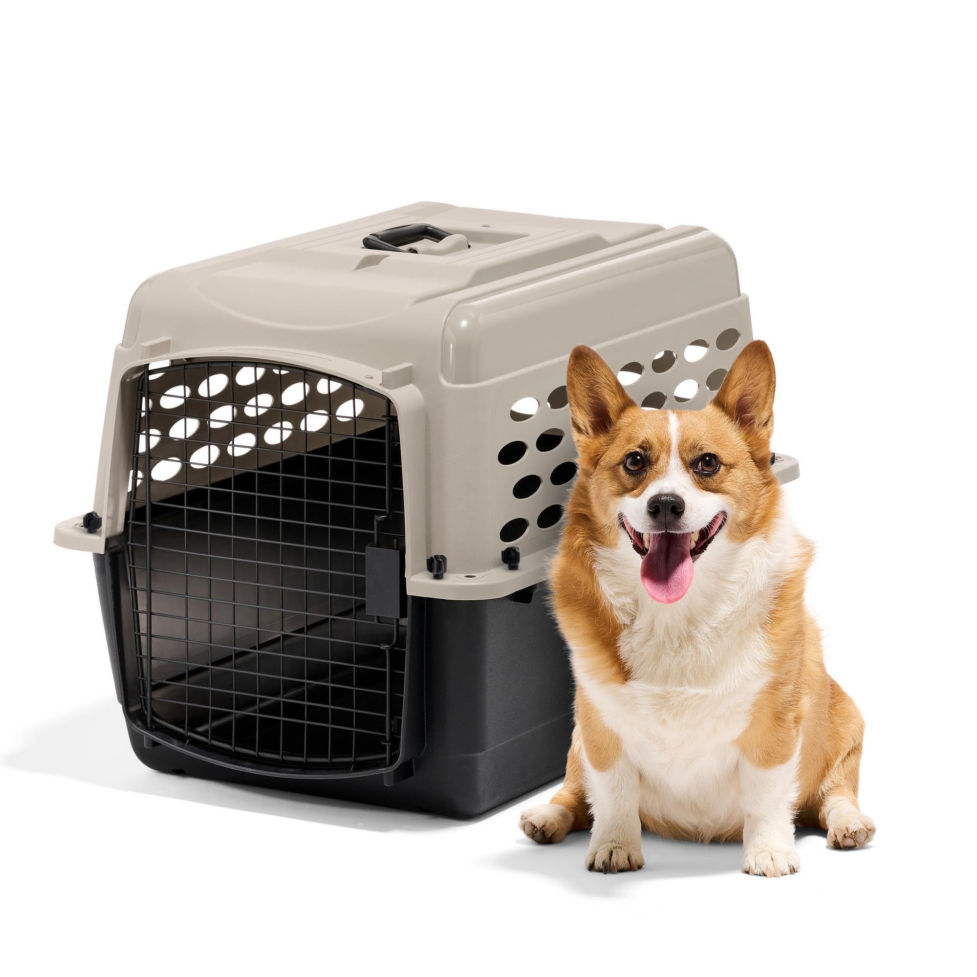 Petmate Vari Dog Kennel stay-dry moat directing fluids away