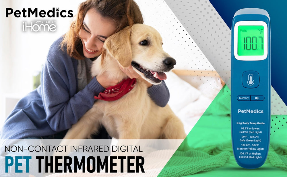 PetMedics belly-scan mode for belly temperature checks without restraint