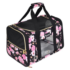 Petmolico carrier side entry demonstrates easy access during travel