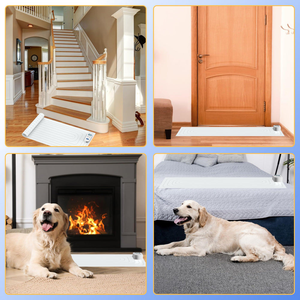 Petnais scat mat durable design withstands curious pets during use.