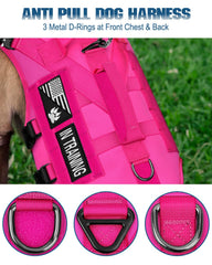 PETNANNY harness front D-ring supports easy control during walks