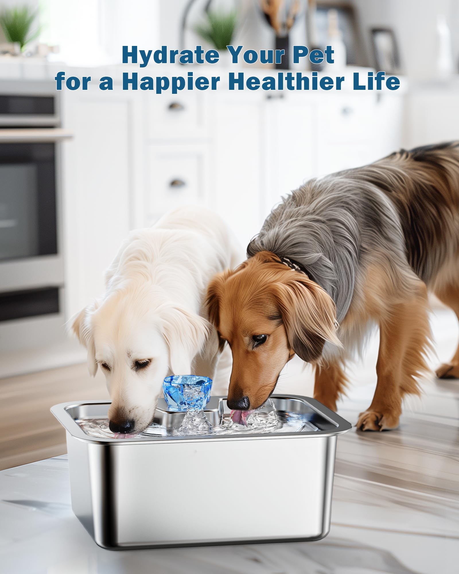 Two-month set helps sustain clean water for larger pets