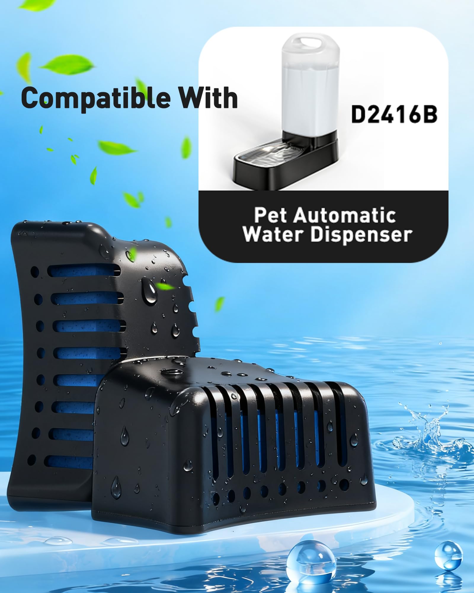 PETNF activated-carbon-layer filter reduces odors for cleaner taste.
