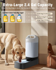 Close up of gravity refill system on PETNF dispenser