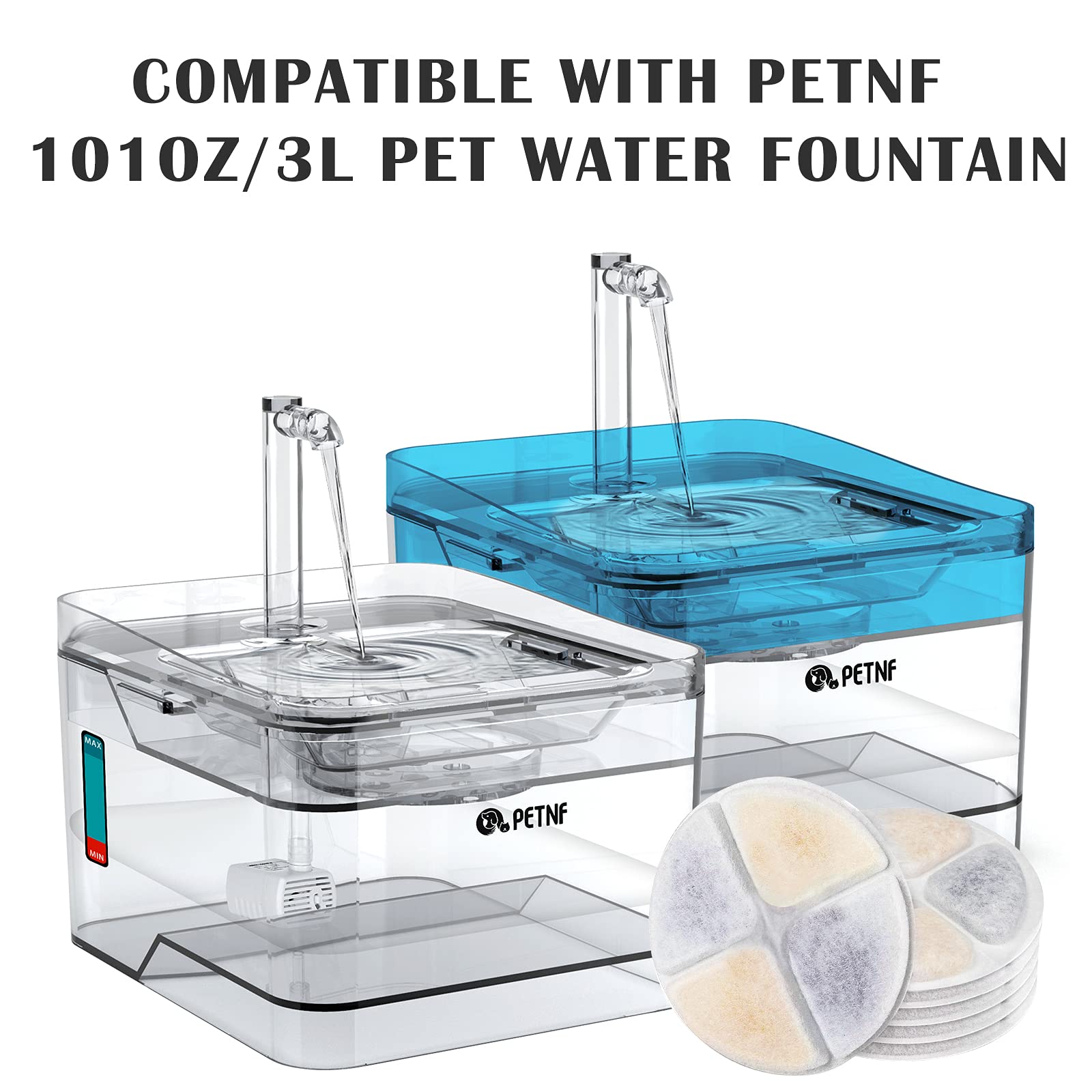 PETNF soak and rinse tip prevents carbon dust from entering water.
