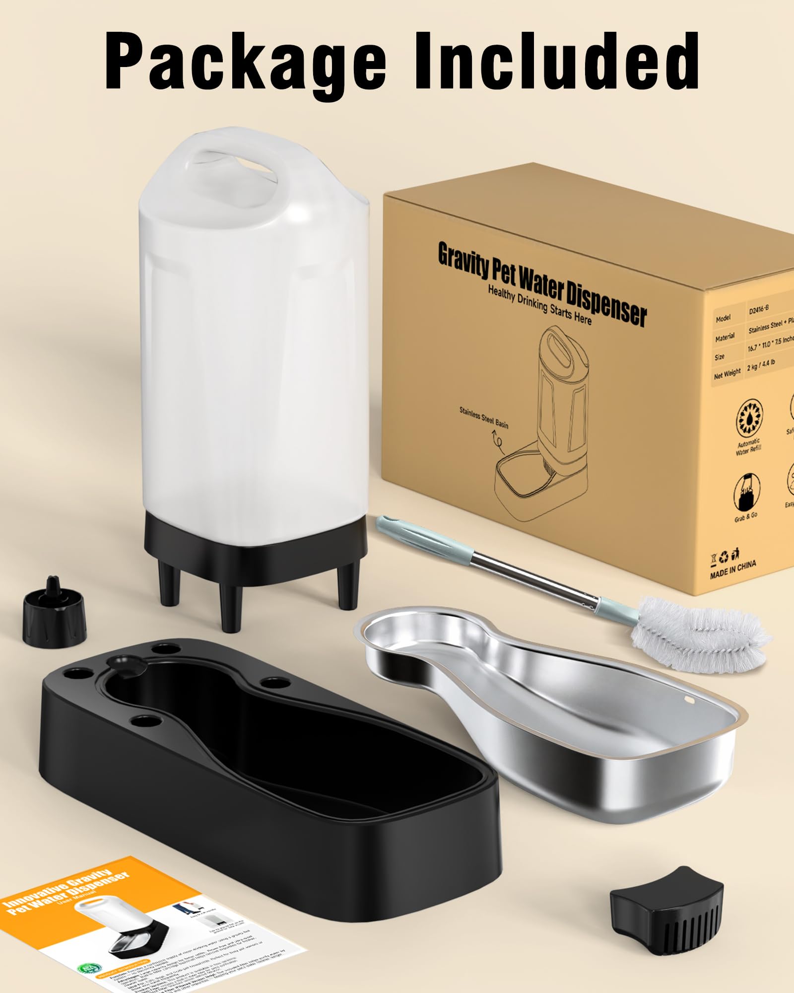 PETNF stable base keeps the unit steady indoors or outdoors.