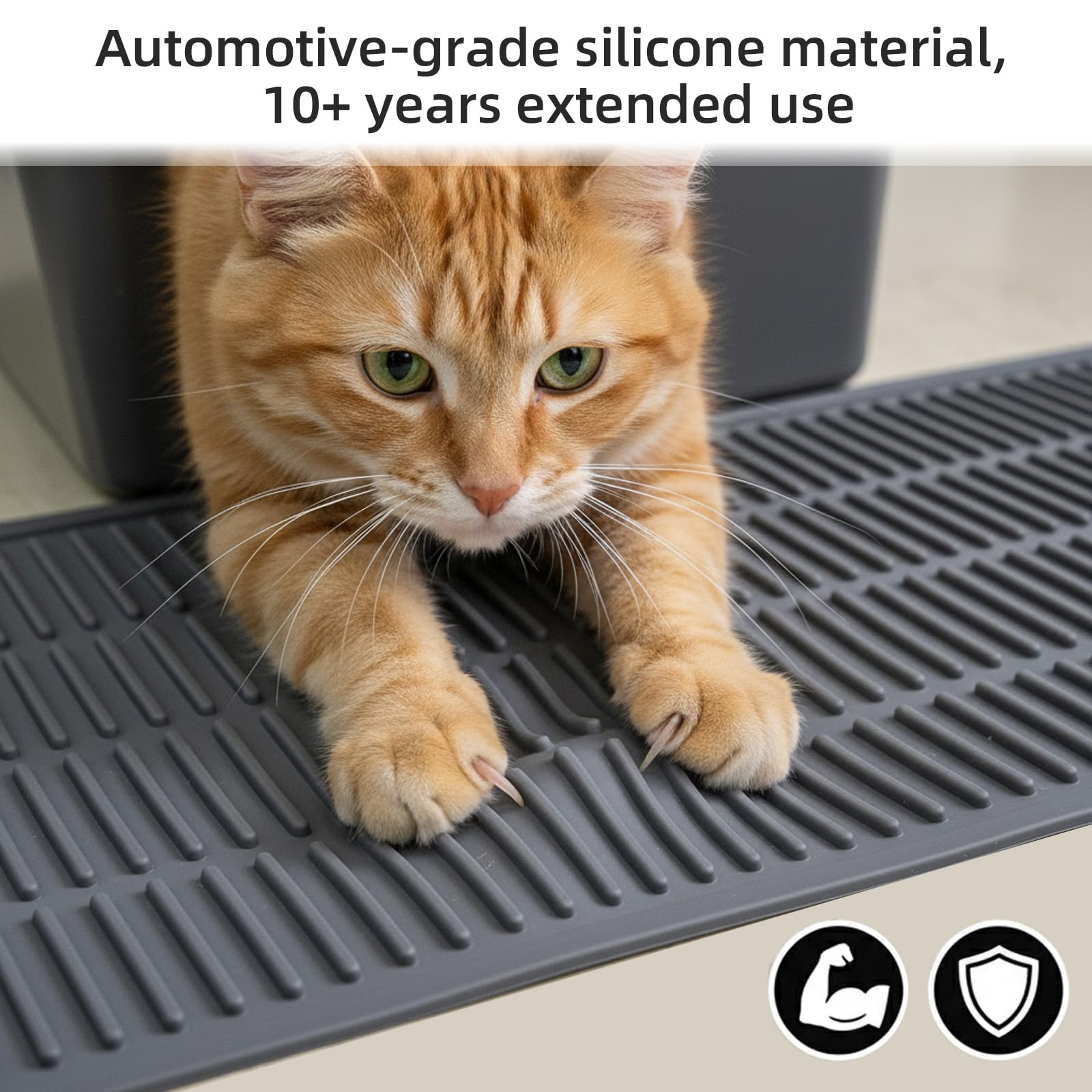 PetNova durable silicone resists scratching for long-lasting use.