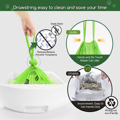 PETOCAT compostable liner demonstrates plastic-free, backyard composting option.