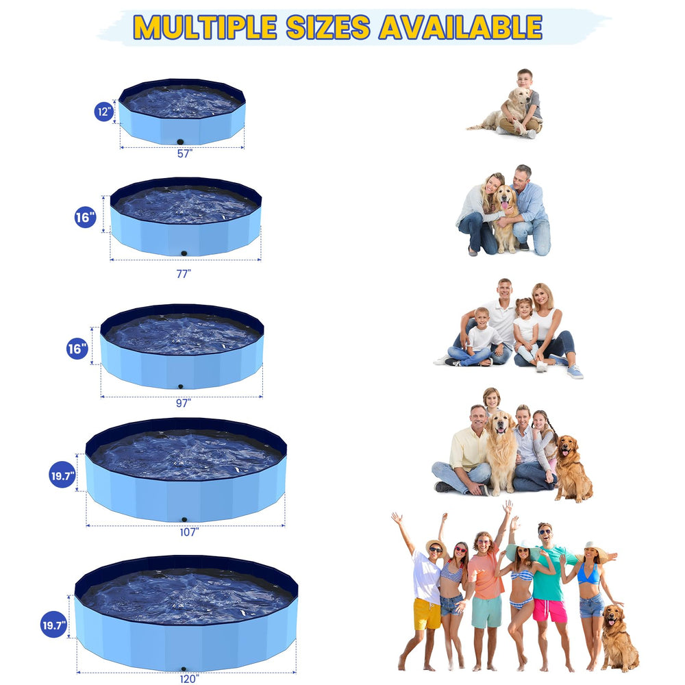 PETOCAT foldable pool durable PVC and thick board construction
