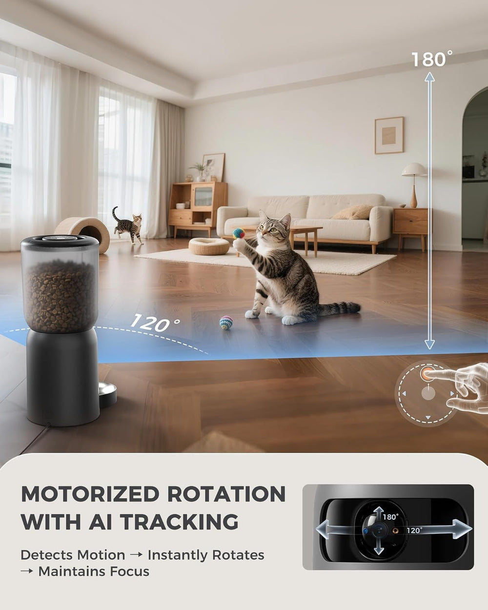 PETOCAT laser toy engages play when you are away