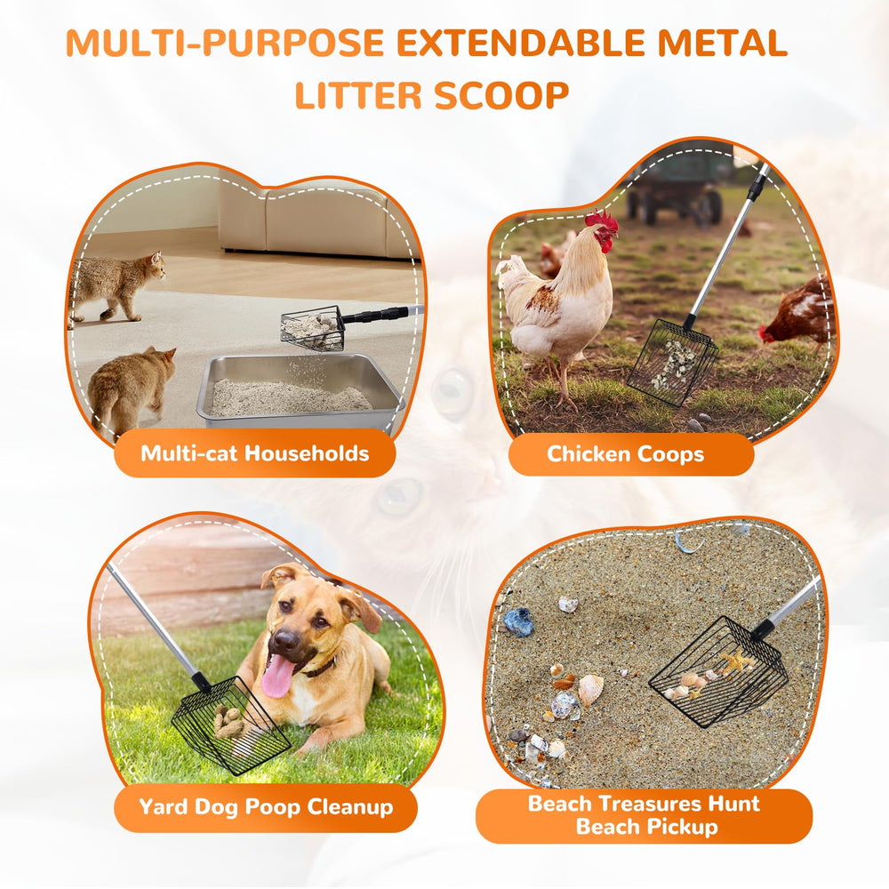 PETOCAT tidy design reduces dust and odors around the litter area