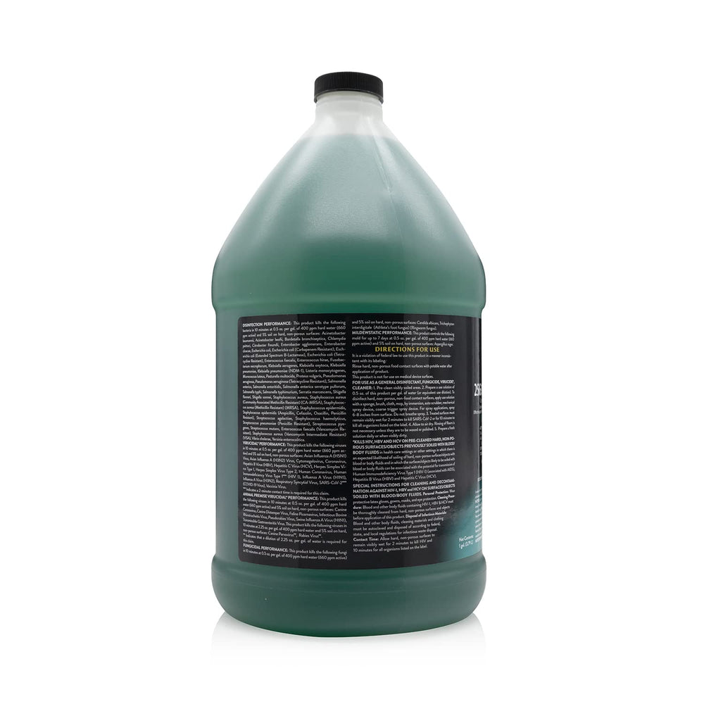Petology 256:1 disinfectant gallon label highlights EPA-registered formulation