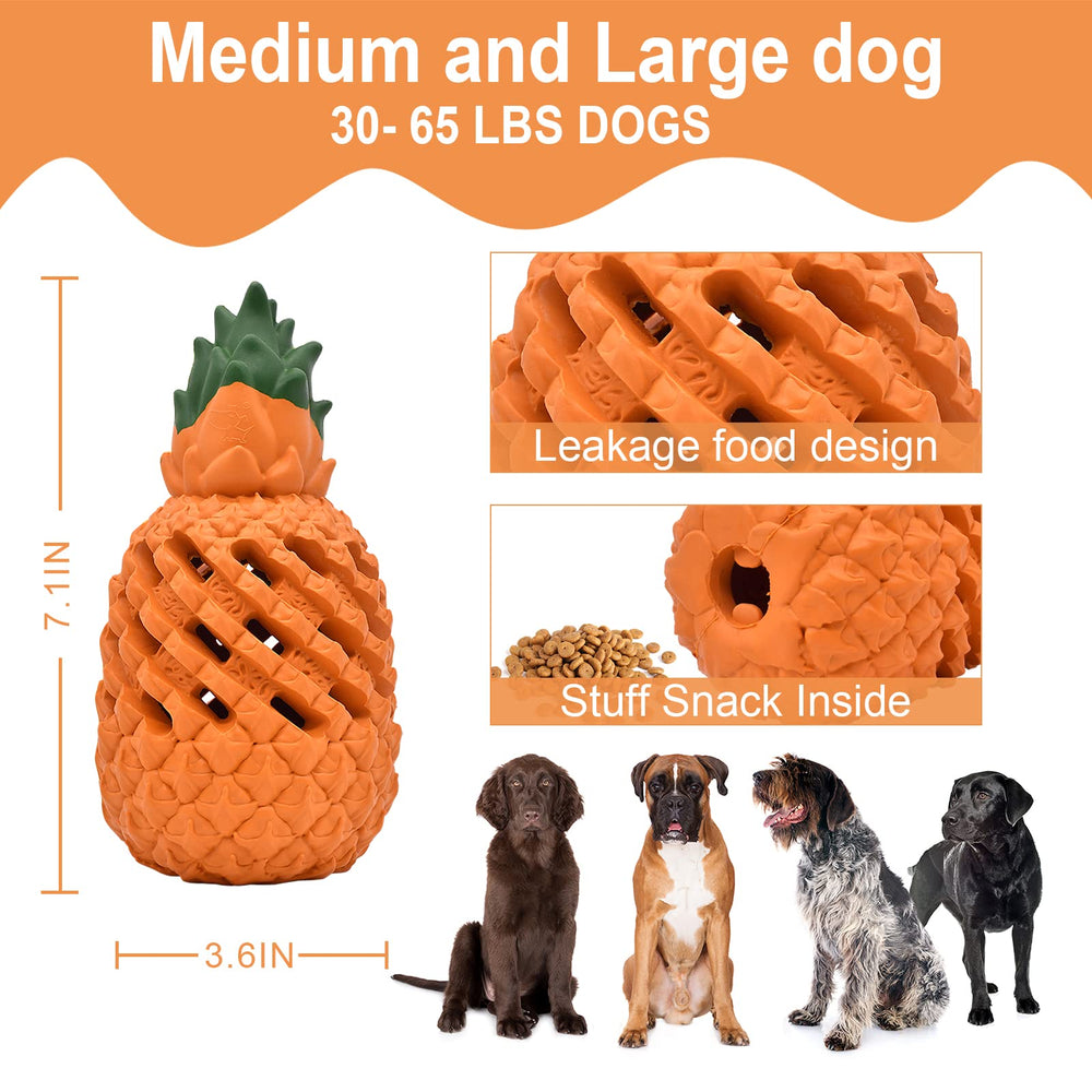 PETOPIA Indestructible natural rubber toy for aggressive chewers