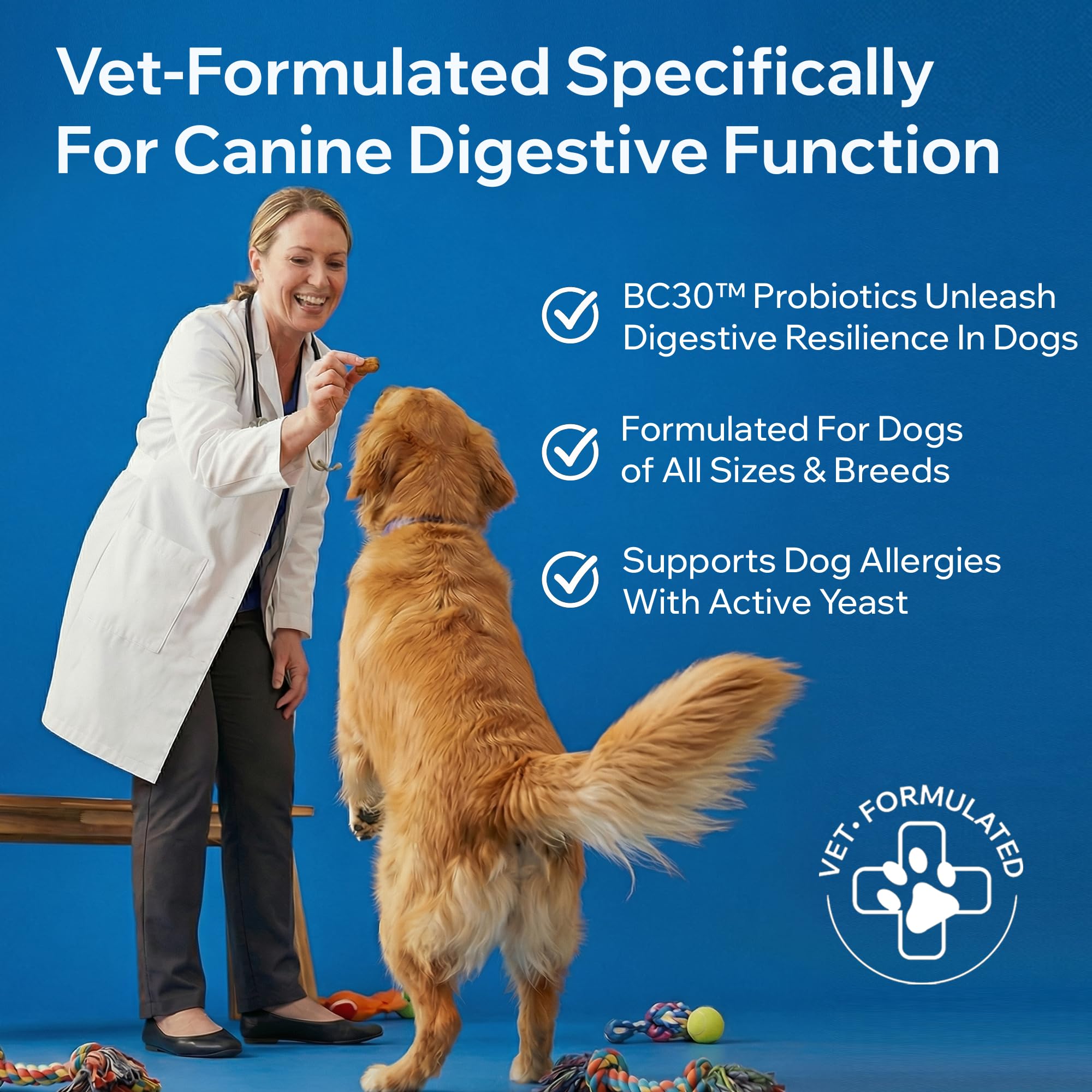 PETOPTIMUM digestive enzymes in chews aid nutrient absorption.