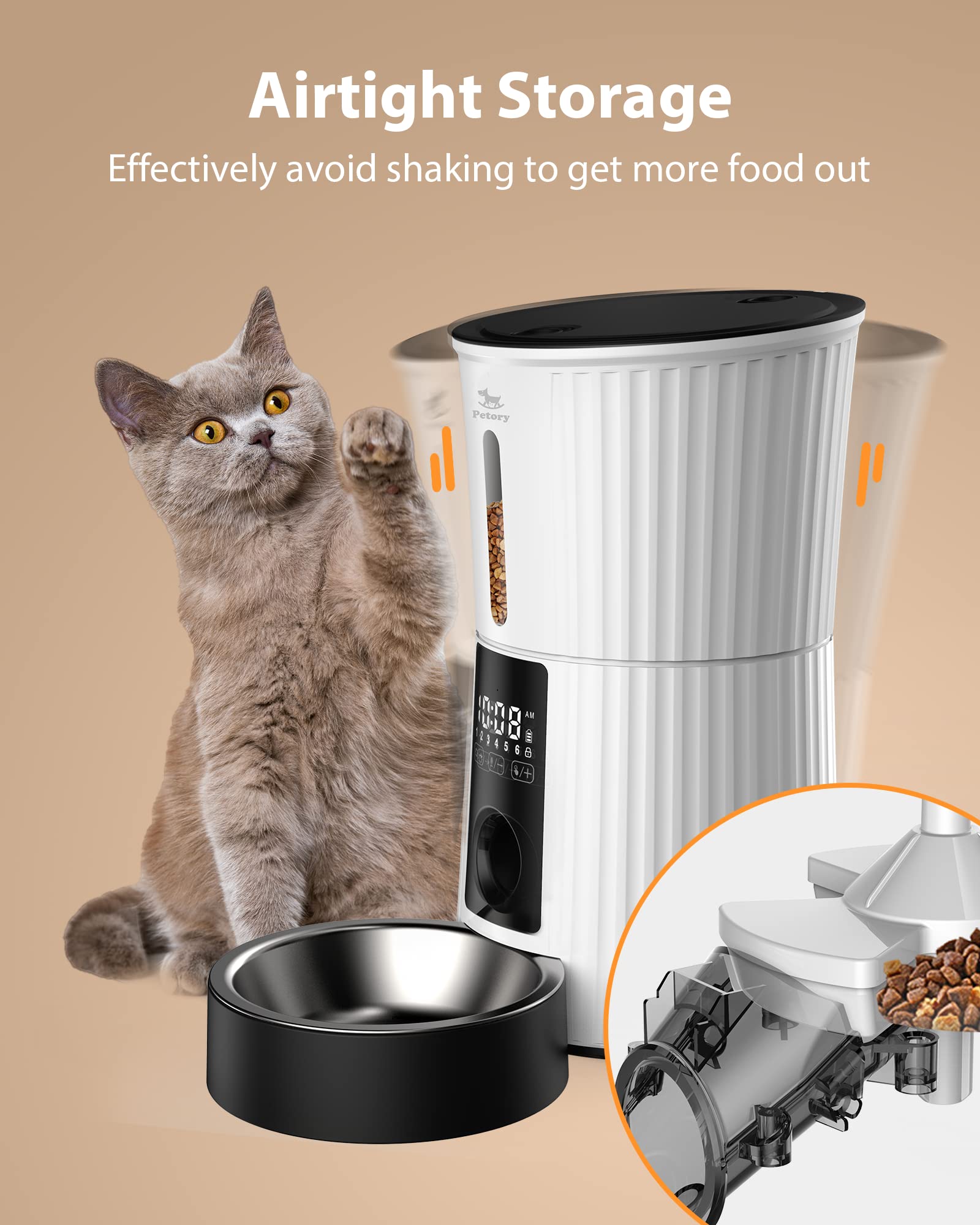 Petory airtight storage feature image emphasizing freshness and desiccant protection
