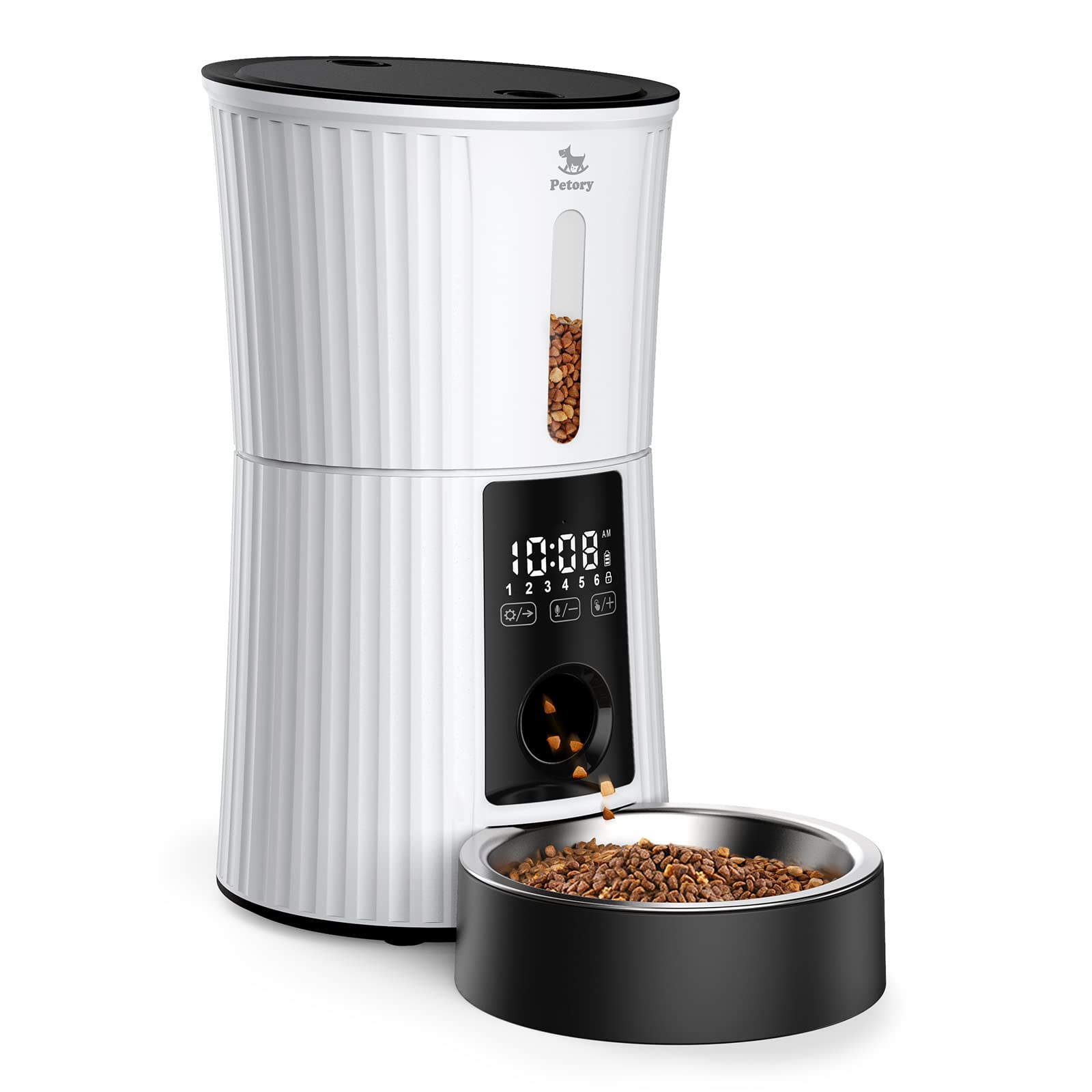 Petory Timed Feeder front view for precise meal control.