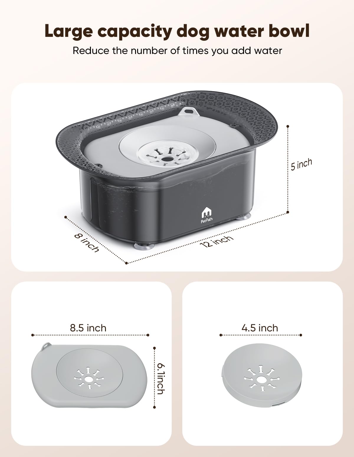 PETPATH 2.2L capacity supports longer intervals between refills.