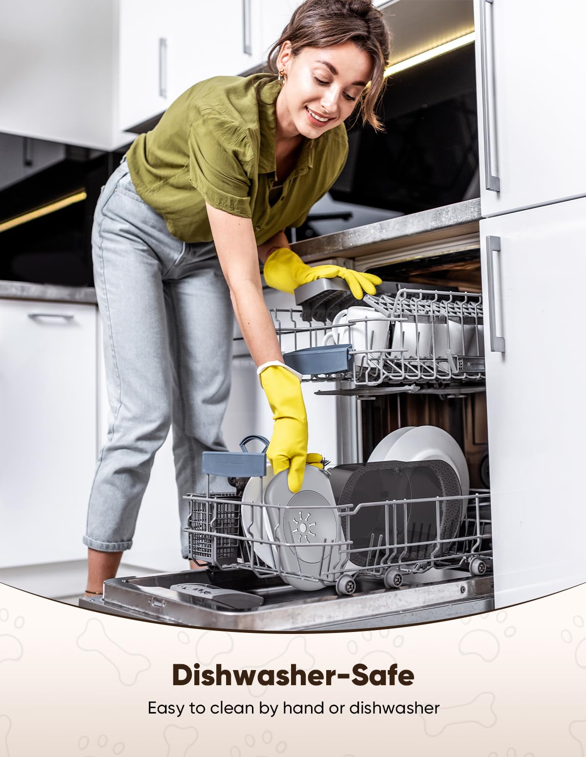 PETPATH dishwasher-safe design for easy, hygienic cleaning after use.