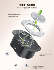 PETPATH integrated floating disk helps prevent spills during drink time.