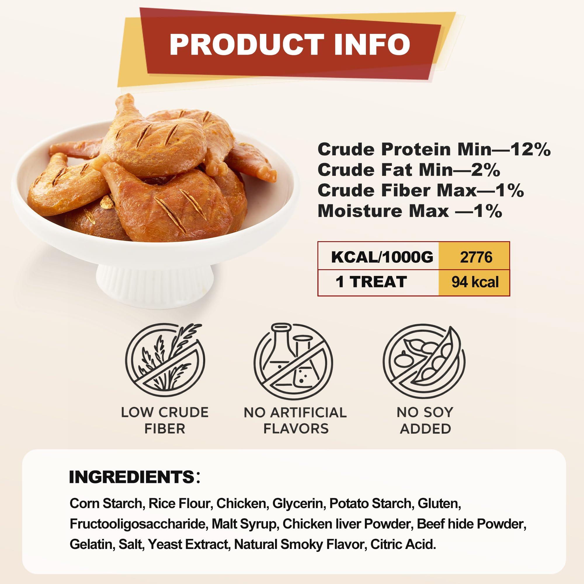 PETPHABET chicken-leg chews ideal for picky eaters and daytime snacks.