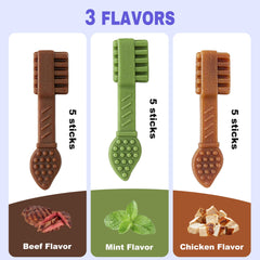 PETPHABET mint-flavor dental chews offering refreshing oral care