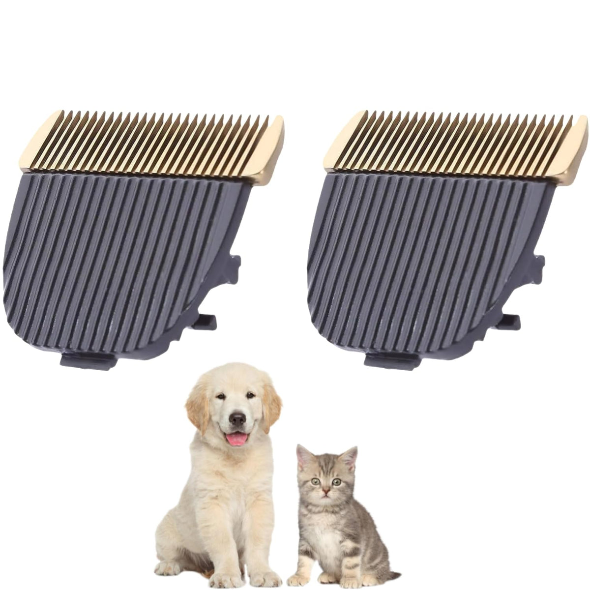 PetPhindU ceramic dog clipper blade shows precise cuts with cool touch for pets
