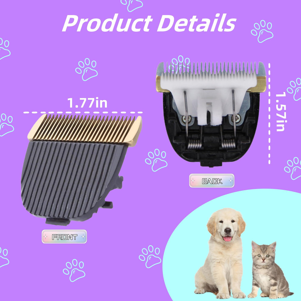 PetPhindU professional grooming blades for smooth trims