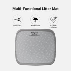 PetPivot Autoscooper12 waterproof surface protects the base from spills.