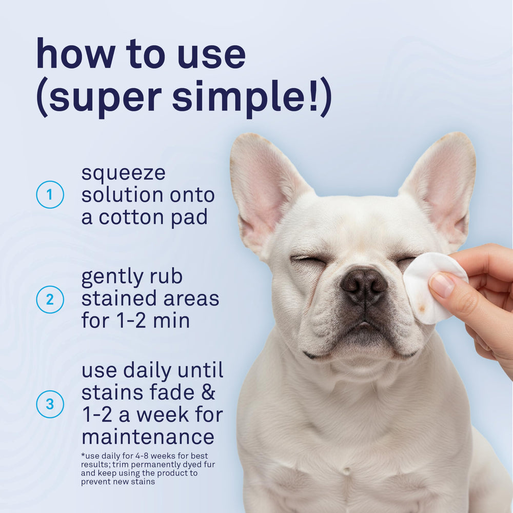 Petpost Tear Stain Remover proudly made in the USA with recyclable packaging.