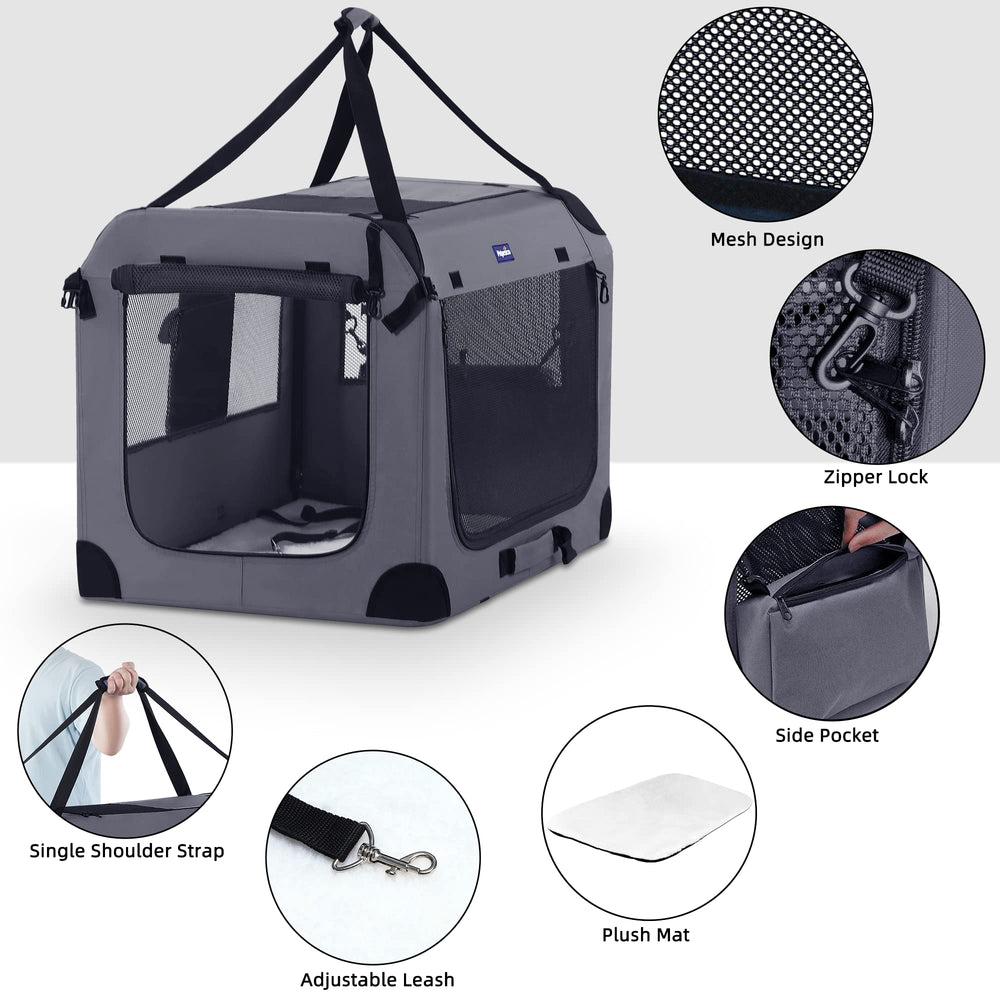Petprsco durable steel frame with Oxford fabric construction.