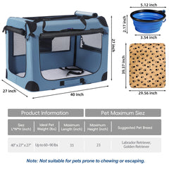 Petprsco quick-assembly crate demonstrating 30-second setup