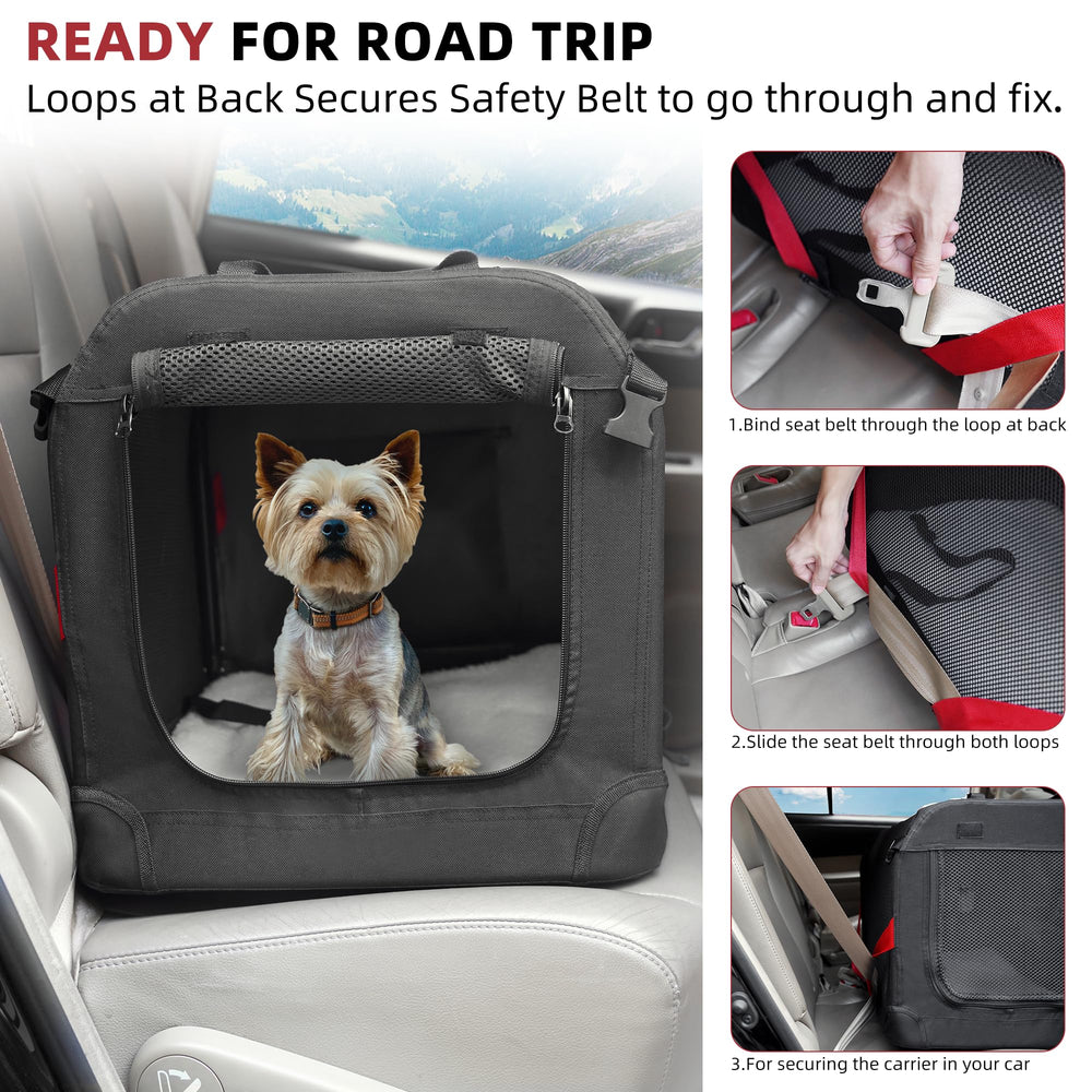 Four-side mesh vents provide fresh air and better visibility