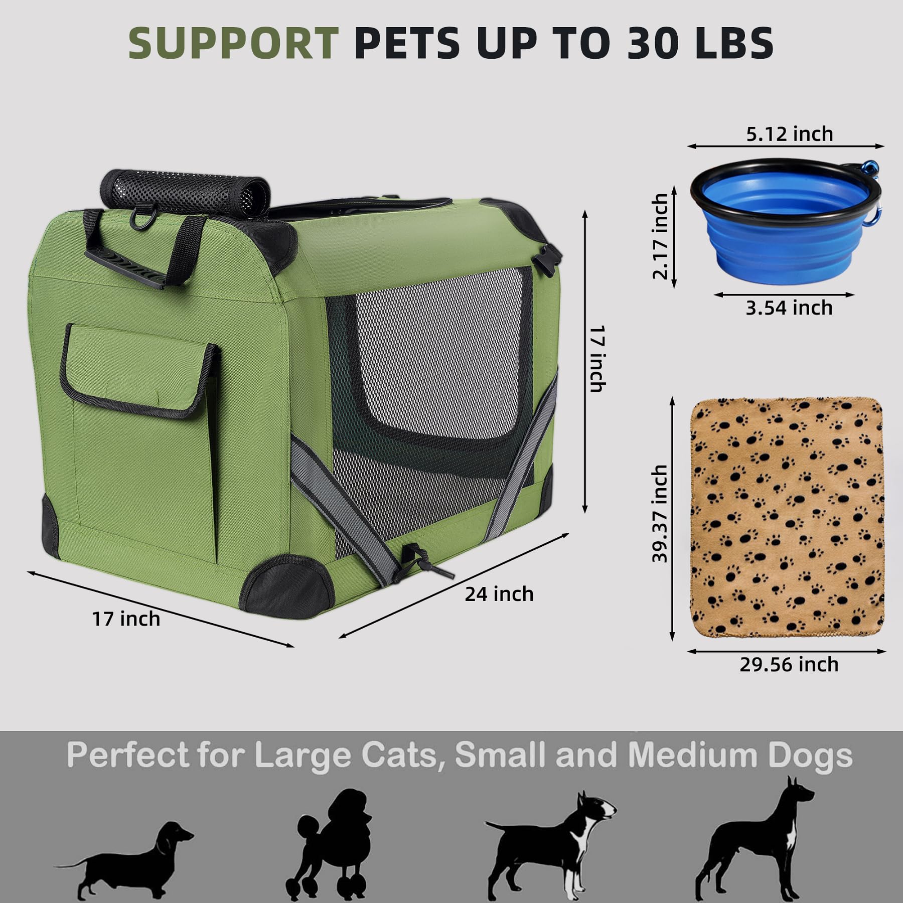 Petprsco removable washable plush pad aids quick cleaning.