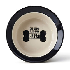PetRageous Eat Drink Repeat interior view highlighting 4-cup capacity for medium to large pets.