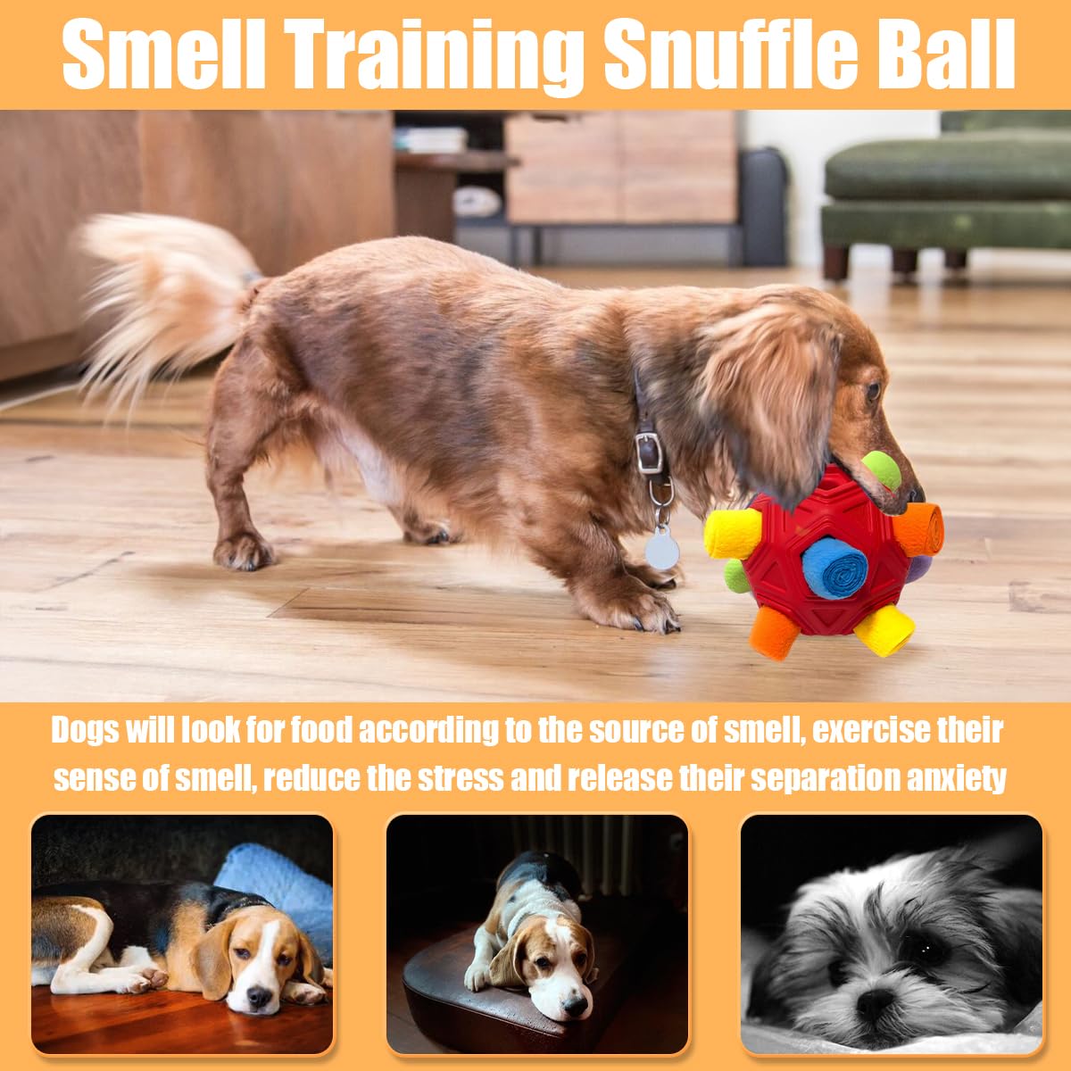 Petration Dog Snuffle Ball machine washable and easy to clean.