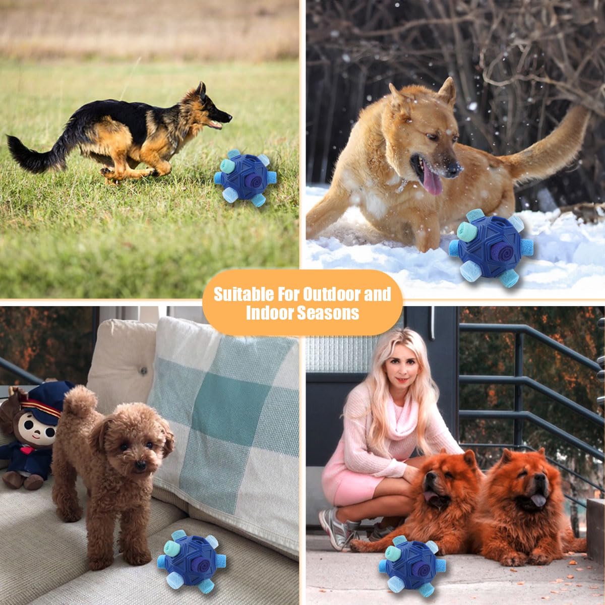 Petration snuffle ball is easy to clean and maintain.