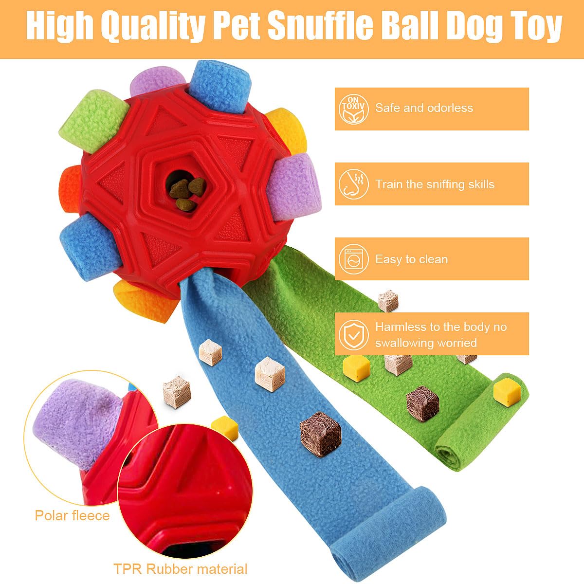 Petration Snuffle Ball puzzle activity enhances foraging and mental engagement.