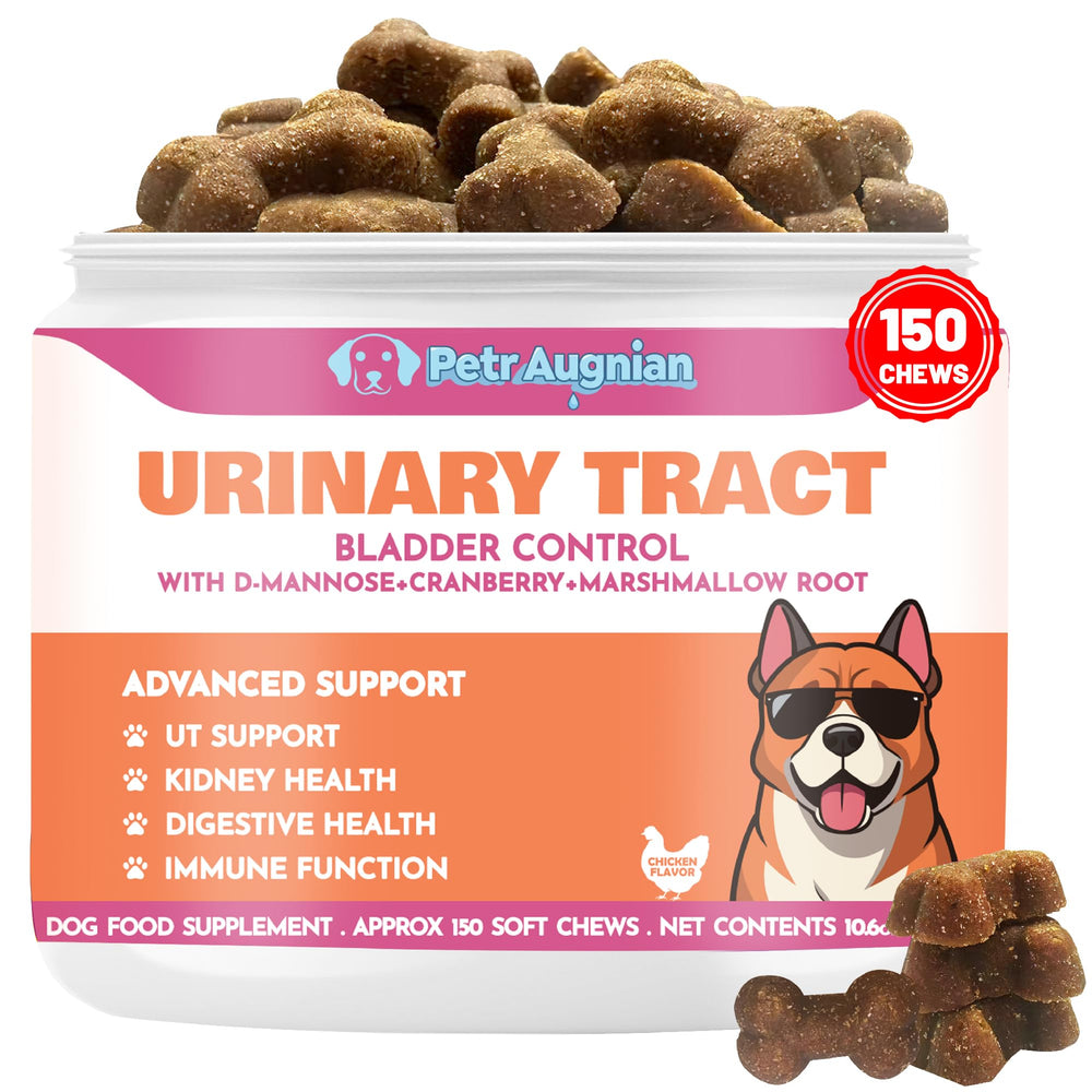 PetrAugnian dog urinary tract supplement bottle for easy daily use